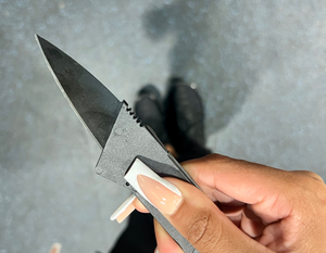 Black Card Knife
